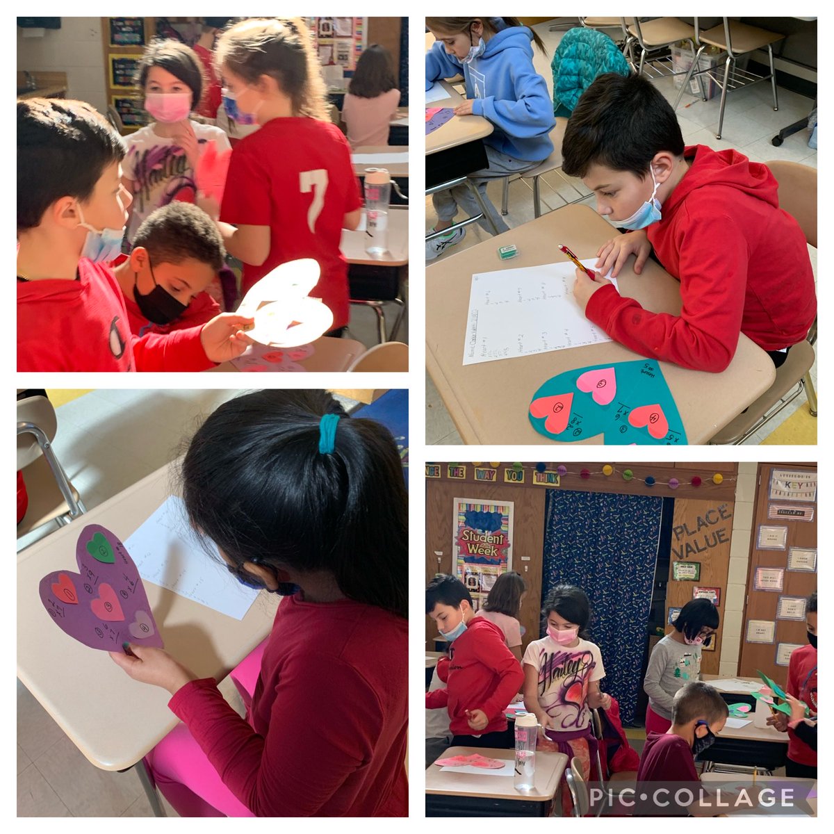 The students were so into my 25 year old Valentine’s Day Multiplication Race game.
 ⁦<a href="/wfschool/">West Freehold School</a>⁩