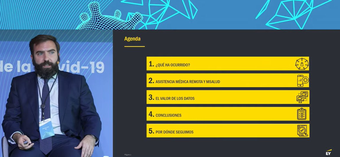 #EventosEY

"La #pandemia y la #digitalización han eliminado la actividad sanitaria innecesaria. Ahora nos centramos en dar valor, llegando a más pacientes y agilizando las consultas".

👨🏻‍⚕️<a href="/alpardo/">Alberto Pardo</a>, Senior Manager de Healthcare Technology Consulting - <a href="/EY_Spain/">EY Spain</a> 

#VIIJornadaASD