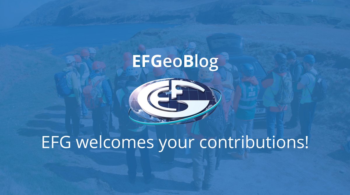 EfgInfo's tweet image. We currently have an open call for contributions to the #EFGeoBlog! 🖊️Consider submitting a short story about: 
- Your recent research in #geoscience
- EU policy developments relevant for our profession
- Inspiring outreach activities 
More info: bit.ly/2Yhg5qU #scicomm