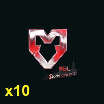 fanocsgo's tweet photo. If MOUZ beats FaZe today, I'll give away 10x MOUZ (Holo) | Stockholm 2021 stickers ($29.50) to 10 random followers that retweet this tweet. 🧡 https://t.co/reYNToiWJr
