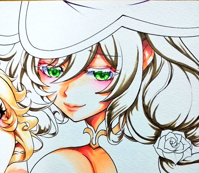 基本的に濃い色を先に塗るタイプ。 