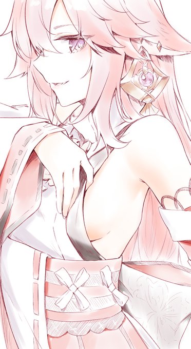 八重神子の脇が描きたかっただけ 