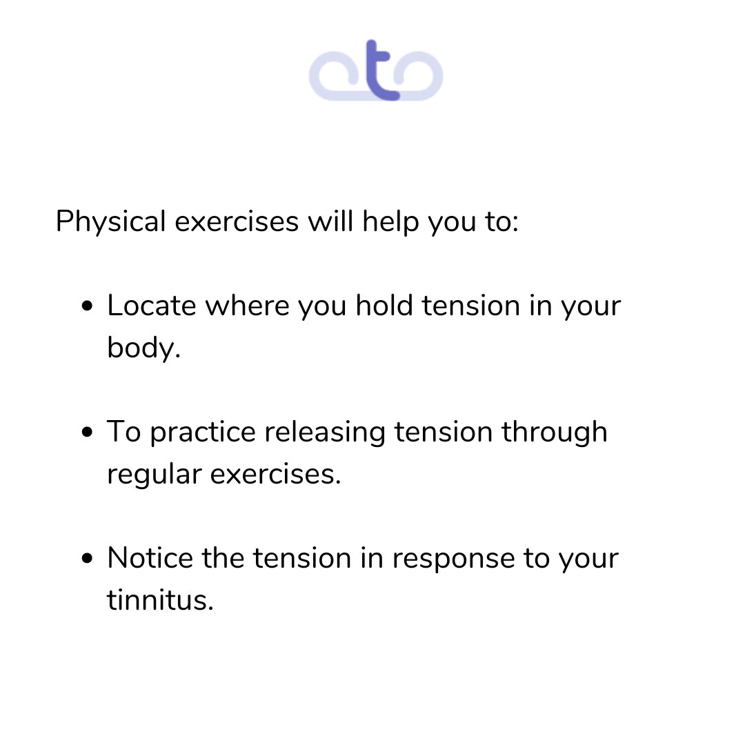 Research shows that many people with tinnitus experience problems with their teeth, jaw, or neck muscles due to built-up tension. 

Oto provides a range of physical exercises to help you notice and release the tension caused by tinnitus. 

#physicaltherapy #tinnitus #tinnitushelp