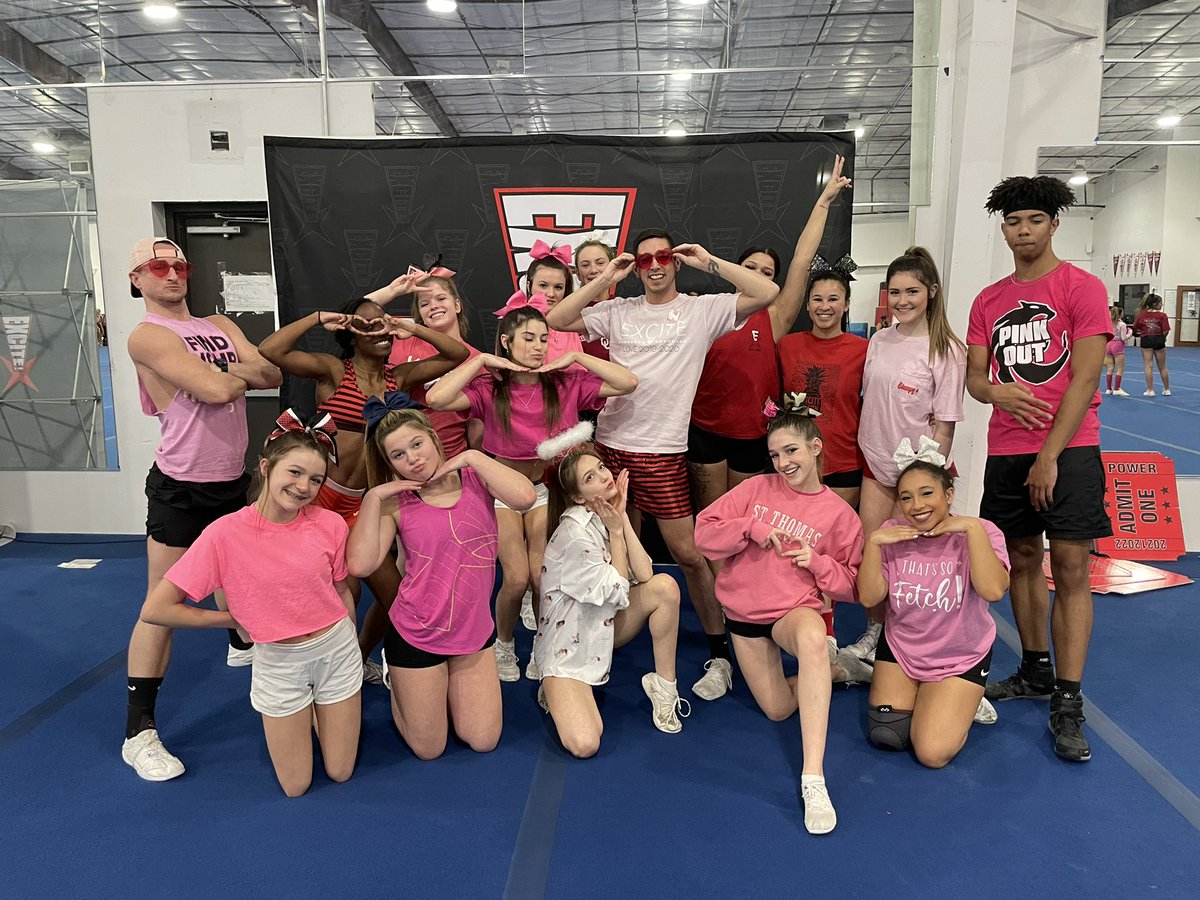 ExciteStealth's tweet photo. V - Day Practice to Kick off Cheersport week! ♥️💞 https://t.co/u0yimEpFUW