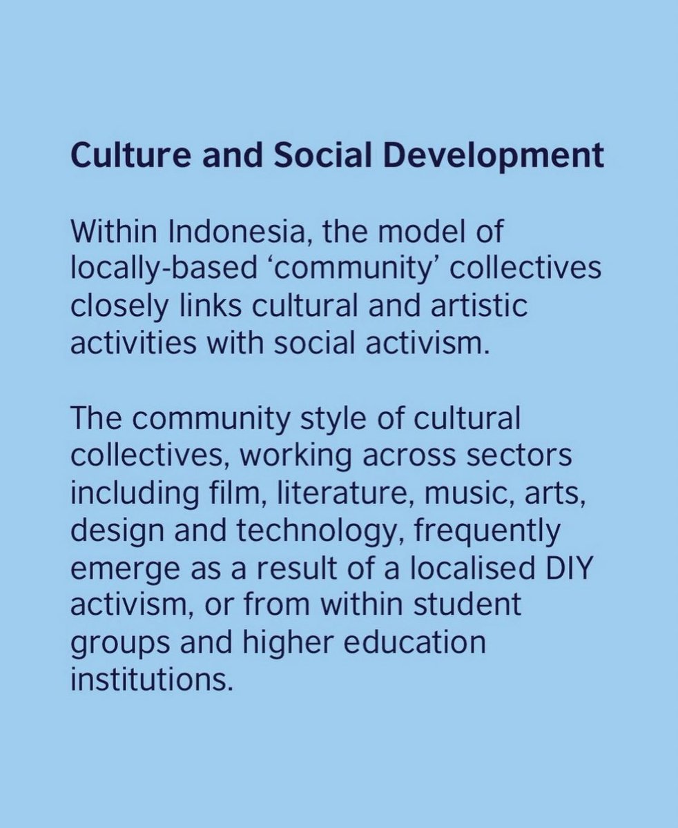 The Indonesian Cultural Cities Profile reports are now accessible at
britishcouncil.id/en/indonesia-c…
#culturalcities #creativecities #research