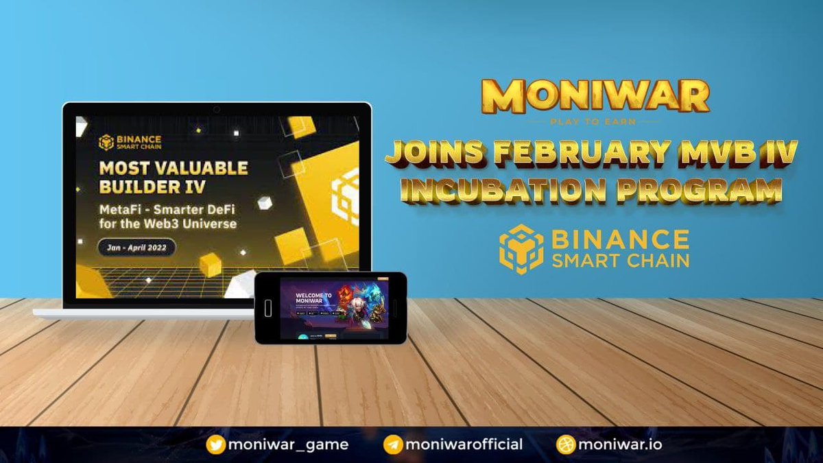 Moniwar | Play Now on Multi-Platform (@moniwar_game) on Twitter photo 🔥 LET'S JOIN THE BINANCE’S MVB IV INCUBATION PROGRAM 🔥
✅ Click here to support: x.com/binancechain/s…
🚀Comment (in English) below the Twitter post above and quote tweet with the hashtag: #BSC #NFT #GameFi #Metaverse #Moniwar #MVBIV <a href="/moniwar_game/">Moniwar | Play Now on Multi-Platform</a>
Let’s Moon together!🚀🚀 🔥 LET'S JOIN THE BINANCE’S MVB IV INCUBATION PROGRAM 🔥
✅ Click here to support: x.com/binancechain/s…
🚀Comment (in English) below the Twitter post above and quote tweet with the hashtag: #BSC #NFT #GameFi #Metaverse #Moniwar #MVBIV <a href="/moniwar_game/">Moniwar | Play Now on Multi-Platform</a>
Let’s Moon together!🚀🚀