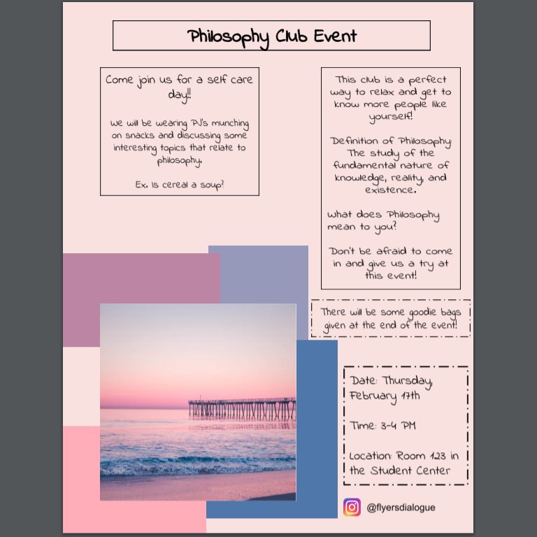 Come join us this Thursday for a self-care day!