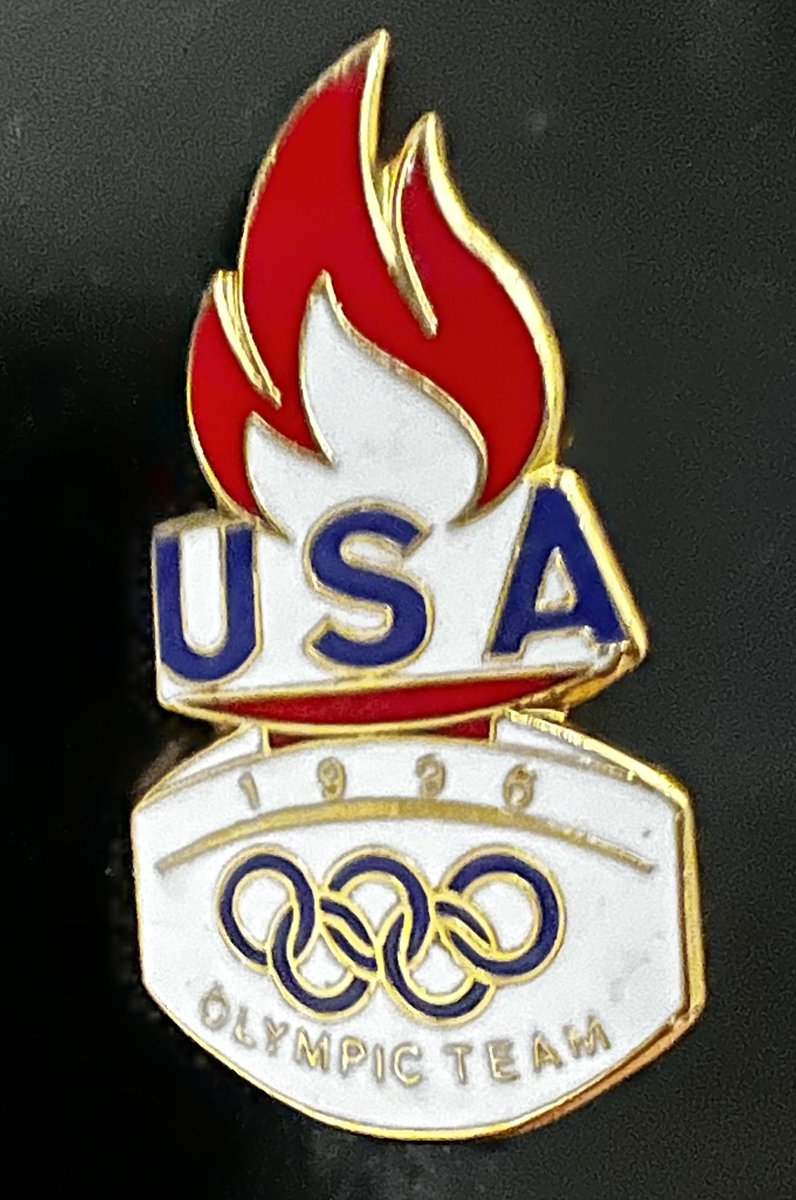 Last Saturday my mentor and trainer Olympic Gold Medalist and American Record Holder Mr. Charles Austin presented me with one of his 1996 Olympic pins! What an honor!! We have been training together since my freshman year. It has been a blessing to train with him. <a href="/SoHighSports/">So High Sports & Fitness</a>