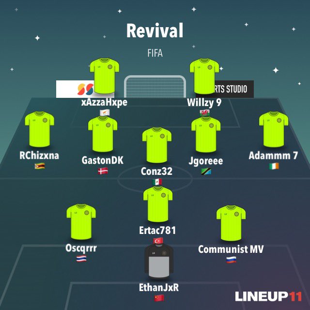 Teamsheet for <a href="/TheVFL_/">VFL</a> x @POQesports circuit event.