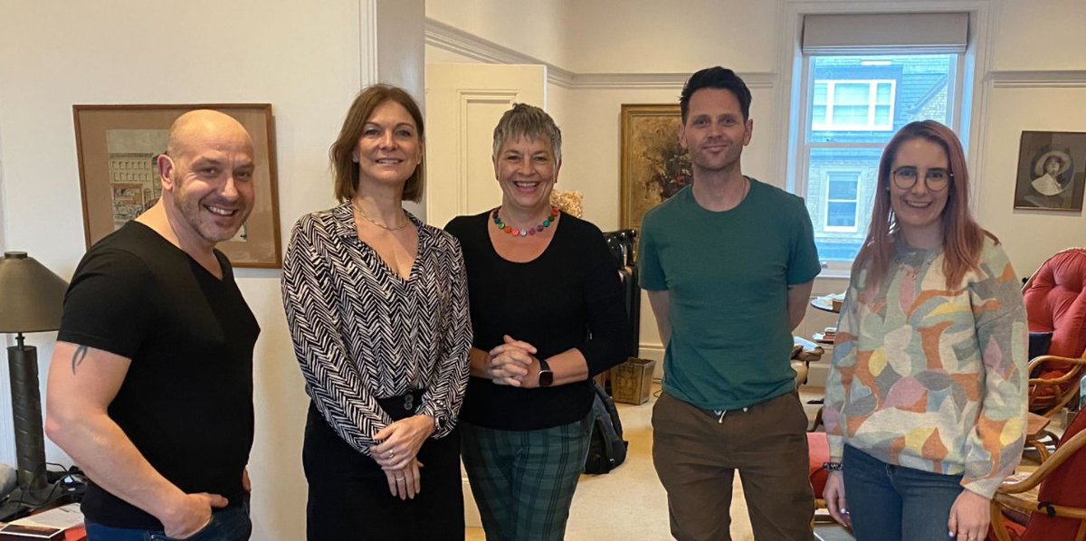Week 4 #FFFA22 judging is a go-go! 
Judges for this morning's session, Pasta &amp; Pizza, were (l-r) Steve (<a href="/steve_walpole/">steve walpole</a>), Sue (Unismack), Jane (@janemiltonfood), Rob (Crave Free From), Becky <a href="/beckyexcell/">Becky Excell 💙</a>).