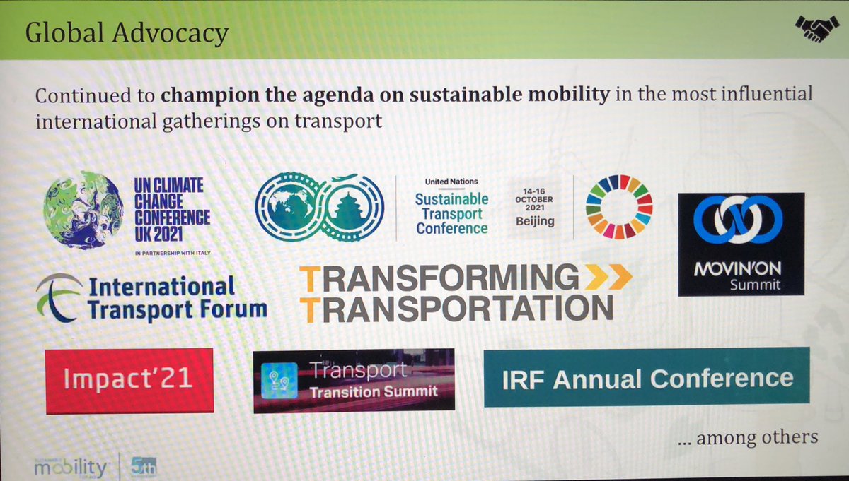 It’s 5! #SuM4All is celebrating 5 years of impactful work. We are launching today 6 new work streams with <a href="/irfgtkp/">International Road Federation (IRF) - Old Account</a> and <a href="/Michelin/">Michelin</a> leading work on safe mobility. More on: sum4all.org #mobility #Roadsafety #sustainabledevelopment