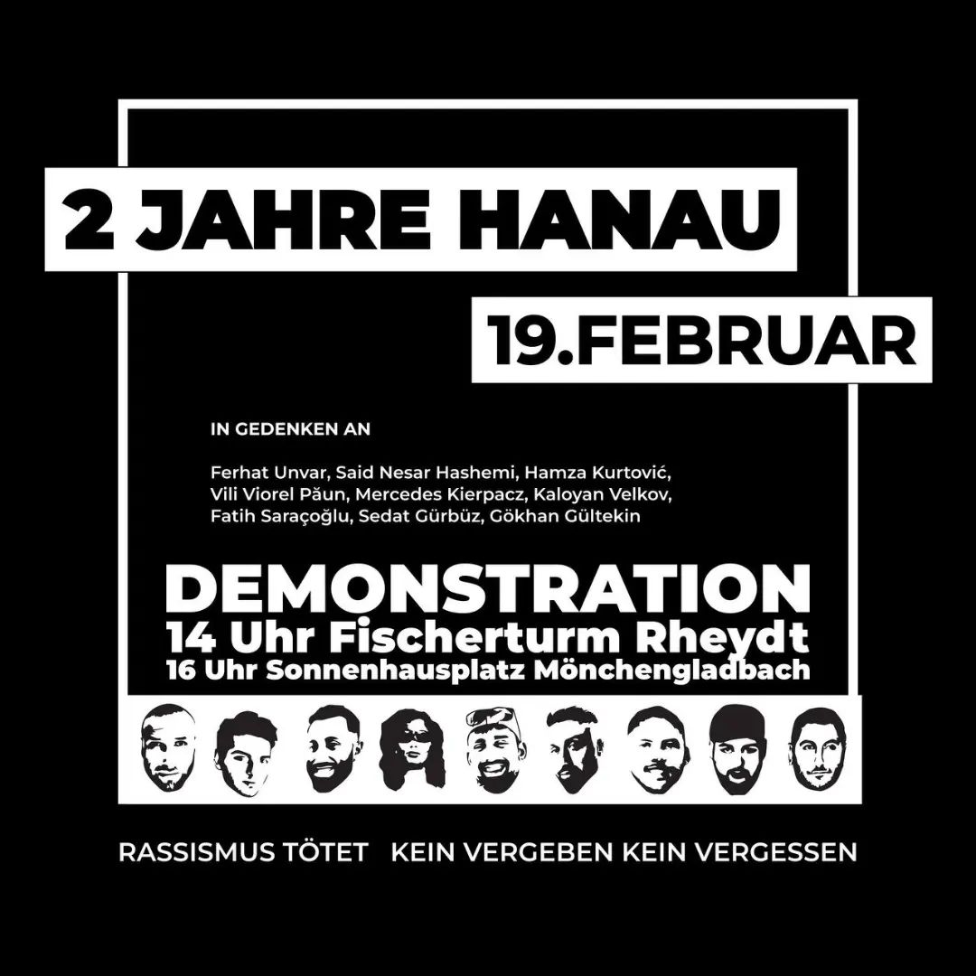 LinkeMg's tweet photo. Kommt zusammen mit dem #bündnis1902 auf die Straße. Erinnert euch und trauert mit den Betroffenen.
Wir bitten euch auf jegliche Parteifahnen und Staatssymboliken zu verzichten.
#saytheirnames https://t.co/LCgVcLA6zK