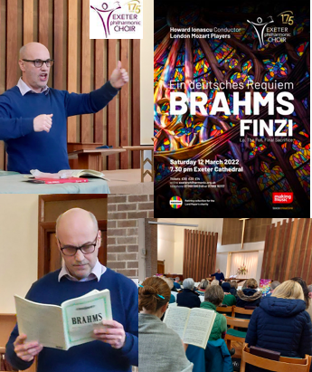 Detailed work on Brahms Requiem and Finzi The Full Final Sacrifice with our director <a href="/HowardIonascu/">Howard Ionascu</a>. Nothing like a Sat rehearsal. Concert 12 March <a href="/ExeterCathedral/">ExeterCathedral</a> with <a href="/mozartplayers/">London Mozart Players</a> to celebrate 175 years of singing in Exeter. <a href="/BBCDevon/">BBC Devon</a> <a href="/radioexe/">Radio Exe</a> <a href="/MakingMusic_UK/">Making Music UK</a> <a href="/RunbySingers/">Run By Singers</a>