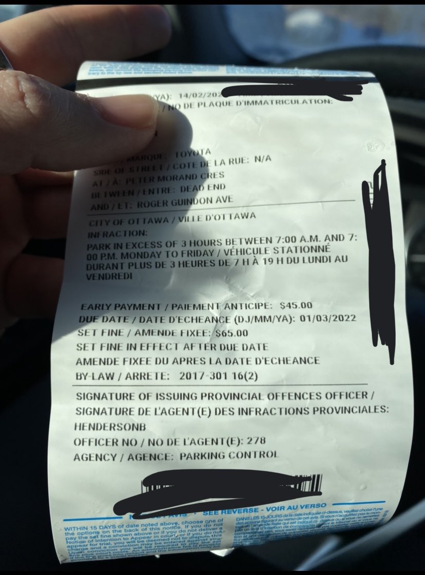 Sigh. 😭 Gifted a parking ticket by the city after a 24 hr shift at the hospital. I’ll pay the fine because there are rules. But I wish these rules apply equally to the disruptive protestors in downtown, where I also live, causing ++traffic delays to get to the hospital. Irony.