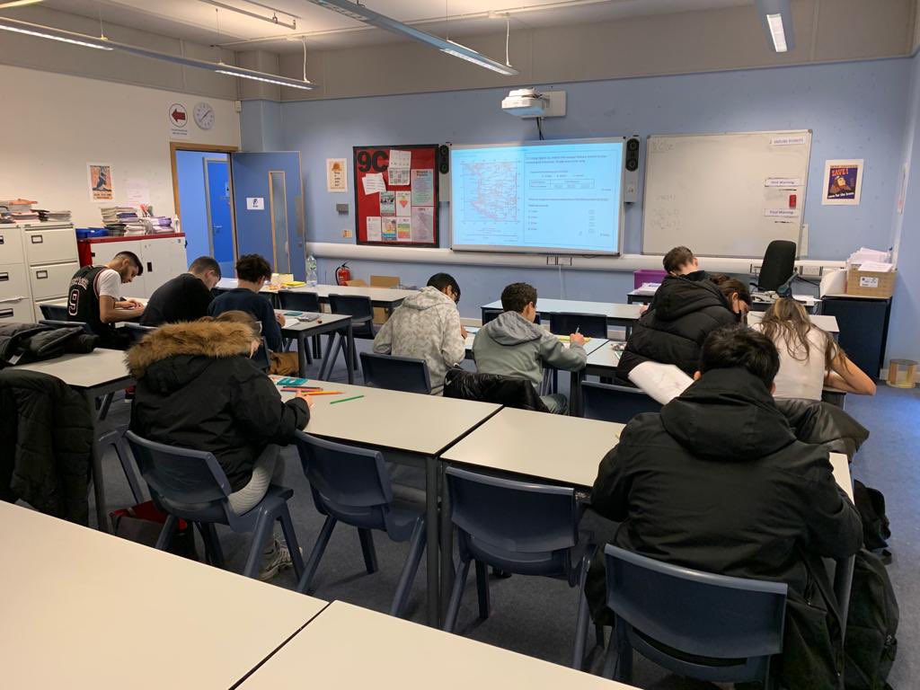EastBarnetSch's tweet photo. Super proud of our hardworking students and dedicated staff at the half term revision sessions this week! #iwanttolearn https://t.co/ts0zu8VvRi