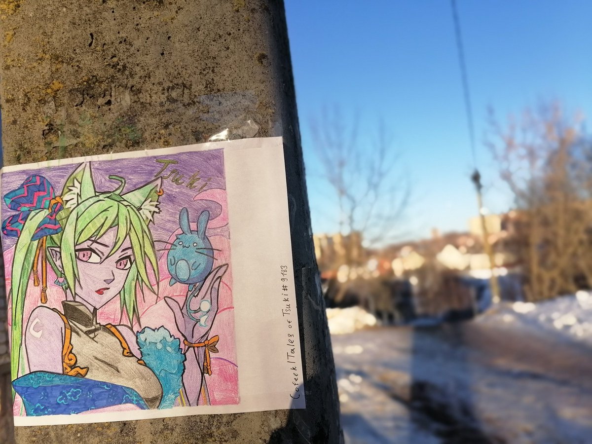 Cofeek659's tweet photo. Hi, and here I decided to share my drawings here, and also now there is a piece of the project left in my city, I am very glad that I got into this project, I love TSUKI ❤️ @TsukiNFT @ameerhussain @Aruna @BROZ https://t.co/k9i6pGUpgC