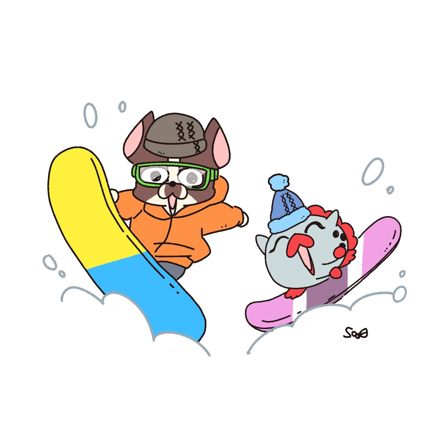 フレブルこうちゃんマン 6月クリマ スノボ フレブルこうちゃんマン リュウグウノツカイ イラスト ゆるい絵 ゆるい イラスト T Co Co1i4c2346 Twitter