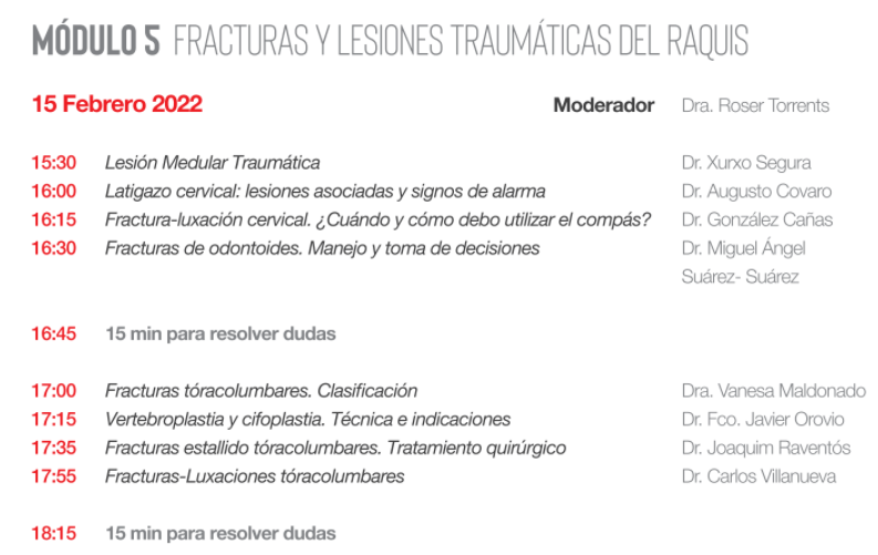 cot_csi's tweet photo. Saludos a tod@s!! Arranca el #Modulo5 de la 2ª Ed del #CursoFracturasBroggi en @cot_Csi, con toda una tarde dedicada a la #Columna, el #Raquis! Vamos allá! @ConsorciCSI #SomCSI https://t.co/qhf5hP6XMh