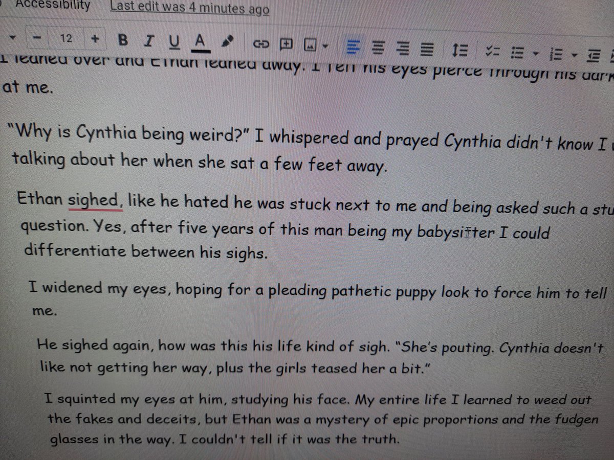 author_aly's tweet photo. Oh Masen! Lol. 
#mindofconviction #imwriting https://t.co/vZz0eF10lQ