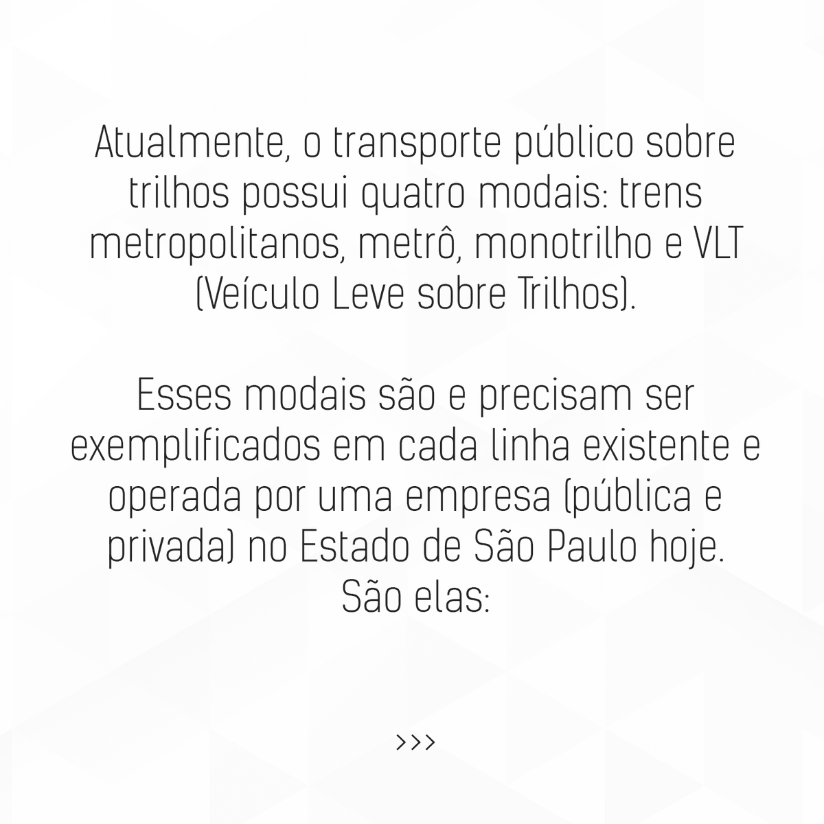 CPTM_oficial's tweet photo. #Informação - ⚠️Esclarecimentos ao cidadão.

🗓️Informamos que desde o dia 27 de janeiro de 2022, a operação, manutenção, conservação e melhorias das Linhas 8-Diamante e 9-Esmeralda passaram a ser responsabilidade da #ViaMobilidade, uma das empresas da CCR Mobilidade. https://t.co/RQOXIvyoPJ
