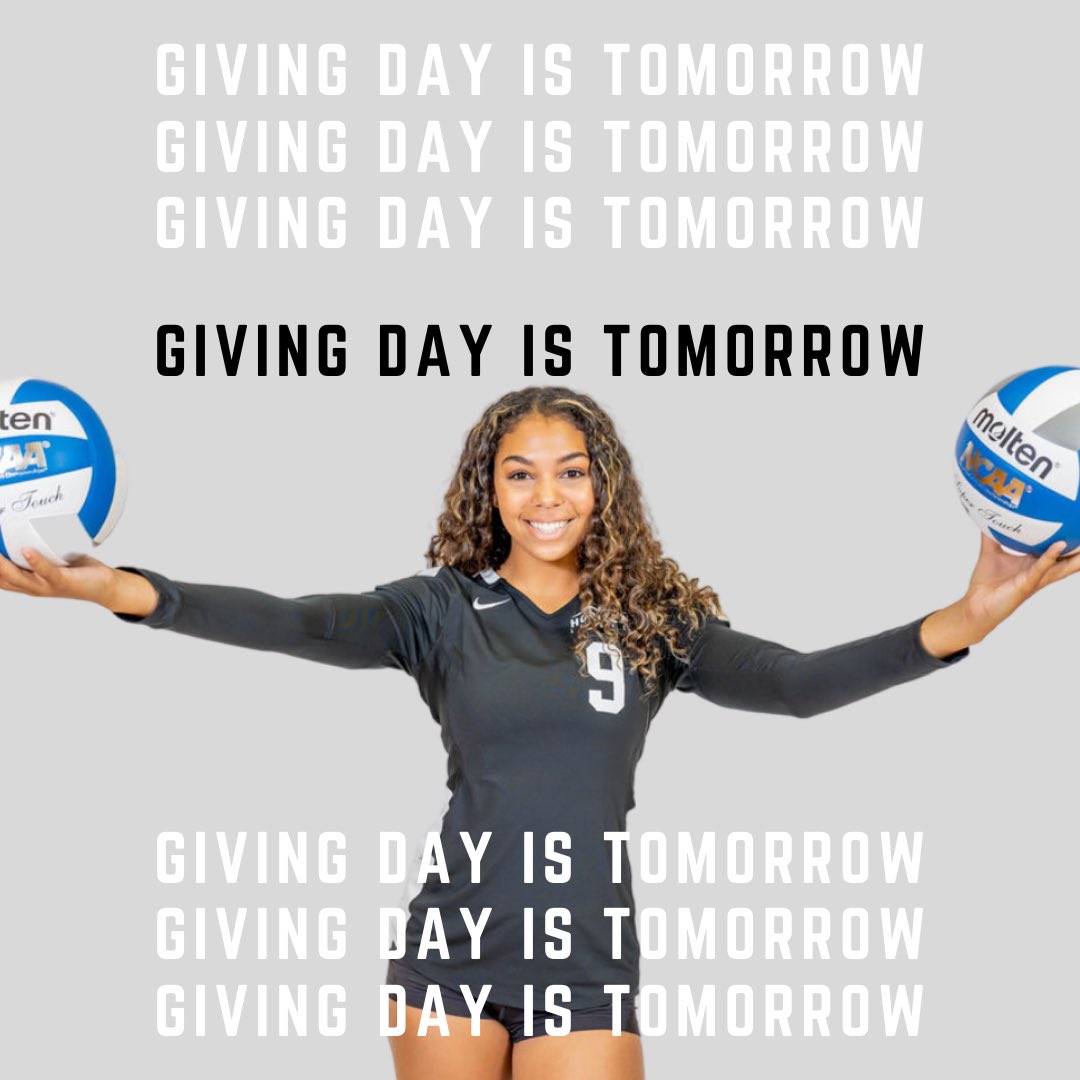 CSU_Vball's tweet photo. GIVING DAY IS TOMORROW!!! 
Starting at midnight tonight, please go to https://t.co/MdTw5seHYB and consider giving to Volleyball!!! Every donation makes a huge difference in our program! 💚 https://t.co/b5PzFUBVuO