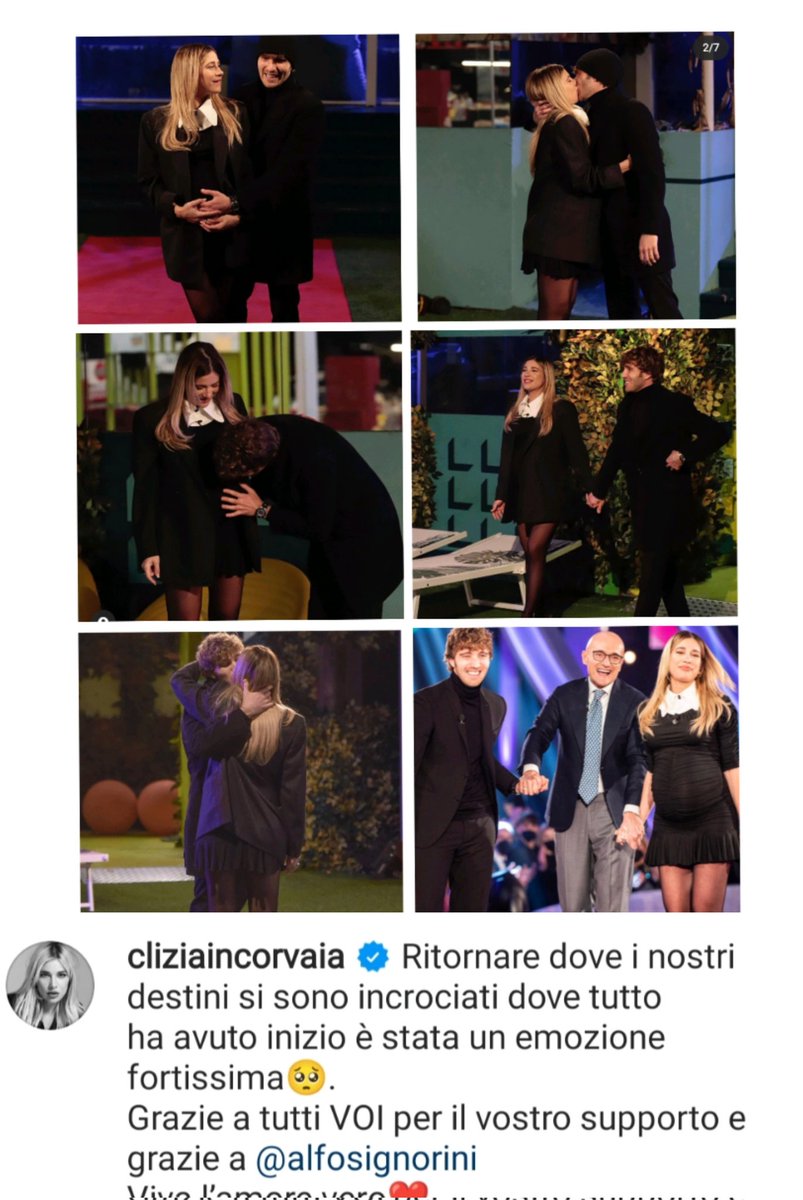 Ivy070485's tweet photo. Anche per noi l'emozioni sono state tante 🤧 rivedervi di nuovo nel posto dove tutte ebbe inizio non più in 2 ma in 3  siete unici  l'amore vero vince sempre🖤🤍💙#ciavarrini https://t.co/FRUHwbVsz8