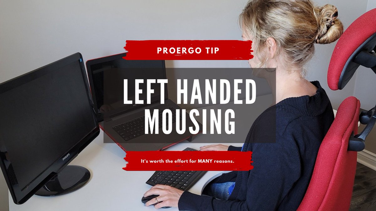PRO_ergonomics's tweet photo. #PROtip
Can you mouse with your left hand? Have you tried it?

It can help to provide relief to a sore right shoulder and better balance your input devices. A good #brainexercise too!

#TRYIT today for 15 mins!

#TipTuesday #officeergo #WFH #ergonomics #worksmarternotharder https://t.co/IqCI2FXKoC