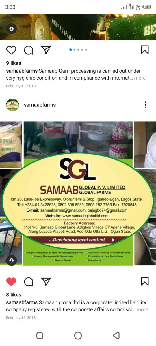 OBajegbo's tweet photo. @USDA_ARS @National_Ag_Lib For your bulk Processing of Garri, Yam and Plantain flour, Corn and Wheat flour, Dried Meat, Chicken and Pomo, Branding and Packaging to client specifications. Etc
 @Samaab farms, we provide the solutions https://t.co/5ZN3MDLyj4