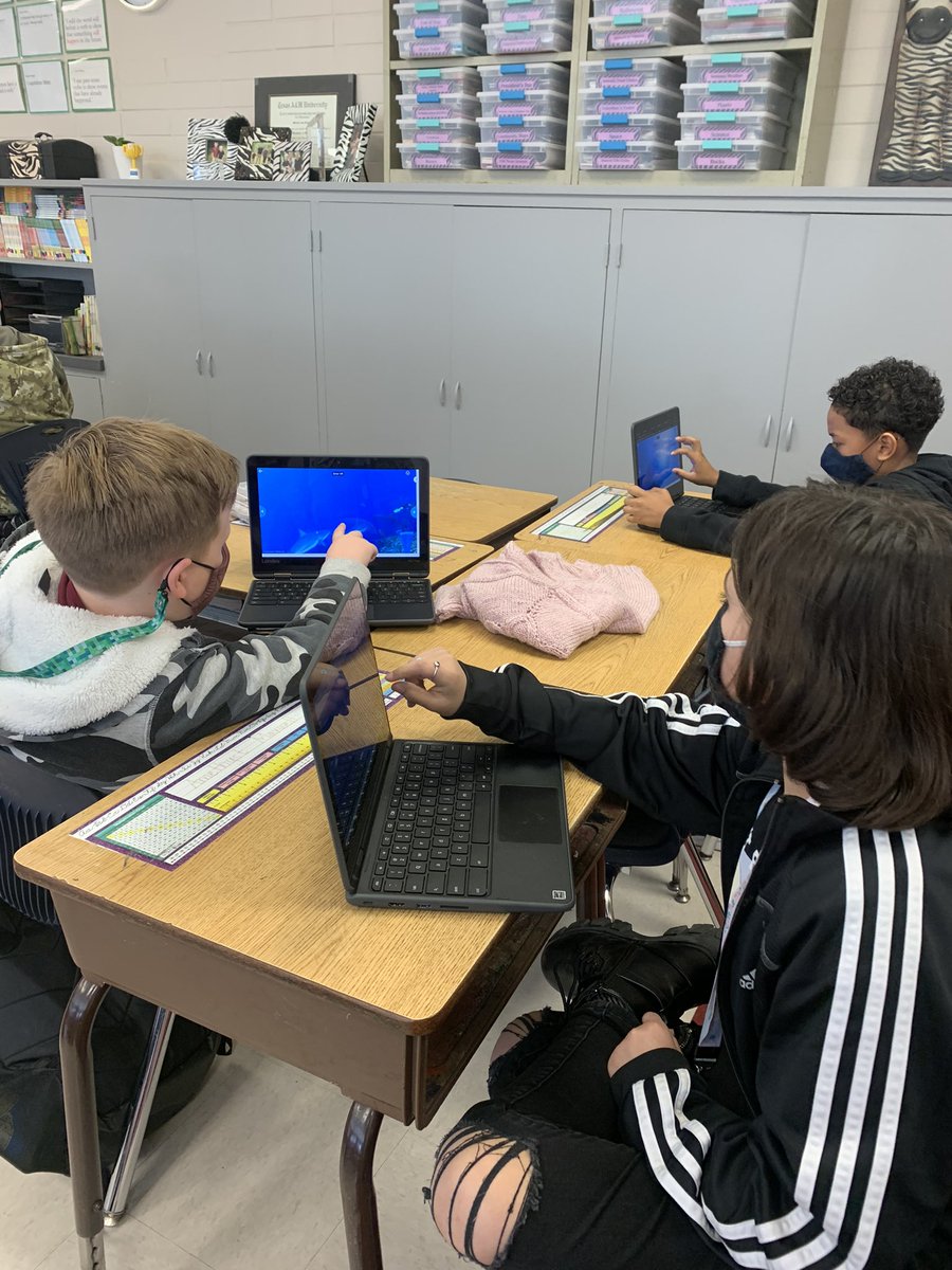 These #StephensonsScholars loved continuing their virtual field trip through different ecosystems this morning! Today we explored the ocean, the tundra, and the rainforest with the help of <a href="/nearpod/">Nearpod</a> <a href="/Stephenson2nd/">Stephenson's 2nd</a> <a href="/CFELISD/">Clear Fork Elementary</a> 🐟🌲🦜