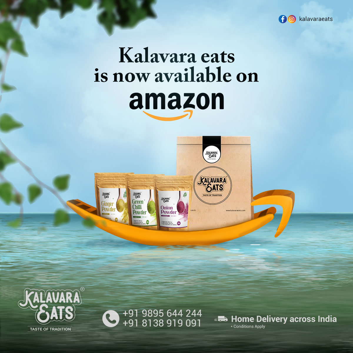 Social media poster Design for 
Kalavara Eats 

Behance - behance.net/dreamitouch
Instagram - instagram.com/dreamitouch

WhatsApp: wa.me/message/OMMI2I…

#socialmedia #dreamitouch #amazon #creativedesign #photoshop #graphicdesign #kalavaraeats #brandidentity #kerala #thrissur