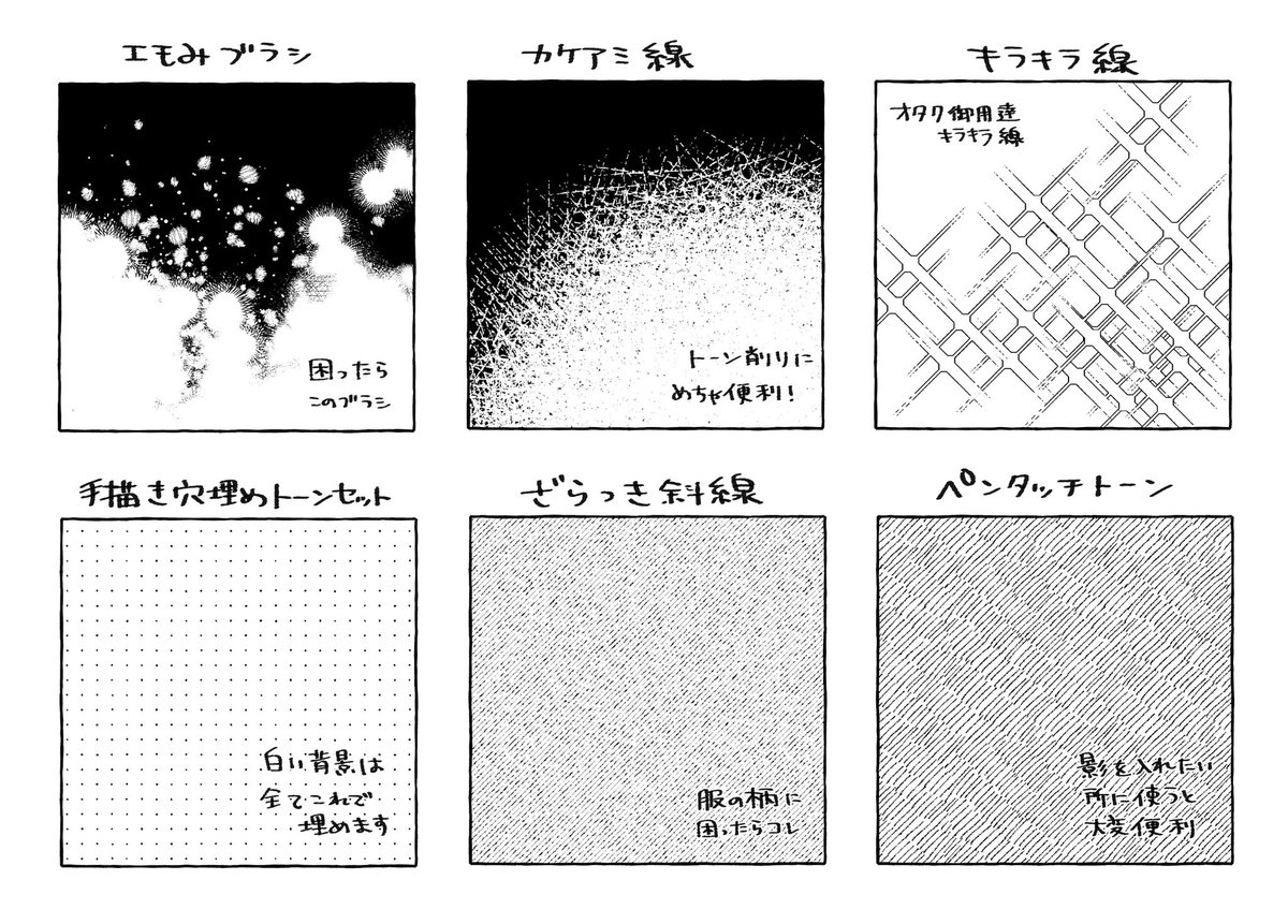 漫画でよく使うやつ! 