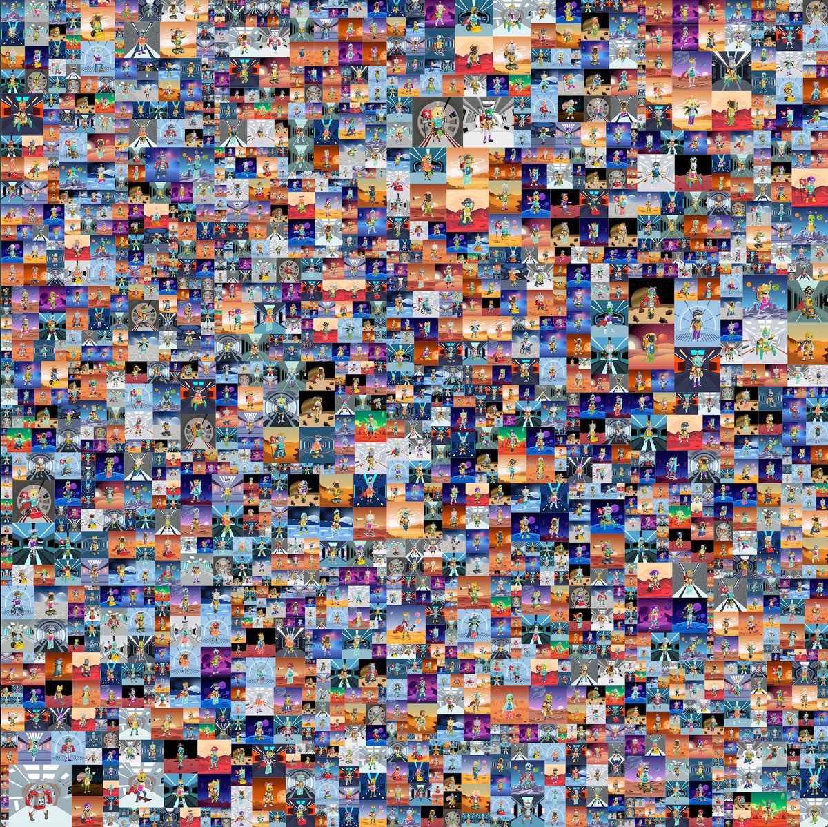 Egemfor's tweet photo. GreenVerse Androids #0001-2000
 #nft Collection @opensea https://t.co/2zOvRn5Ss3
