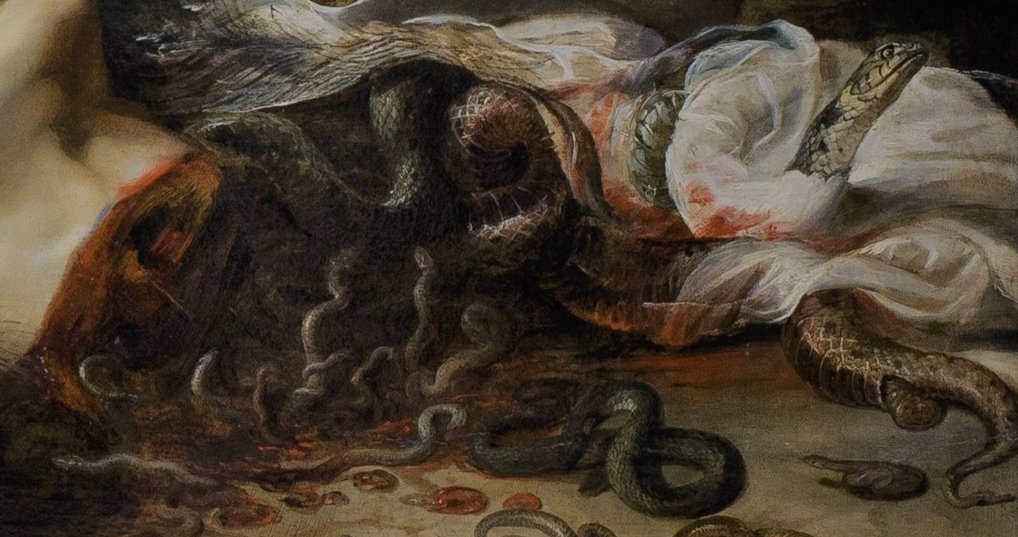 solisolsoli's tweet photo. The Head of Medusa, 1618, by Peter Paul Rubens https://t.co/ZKJwaO61WK