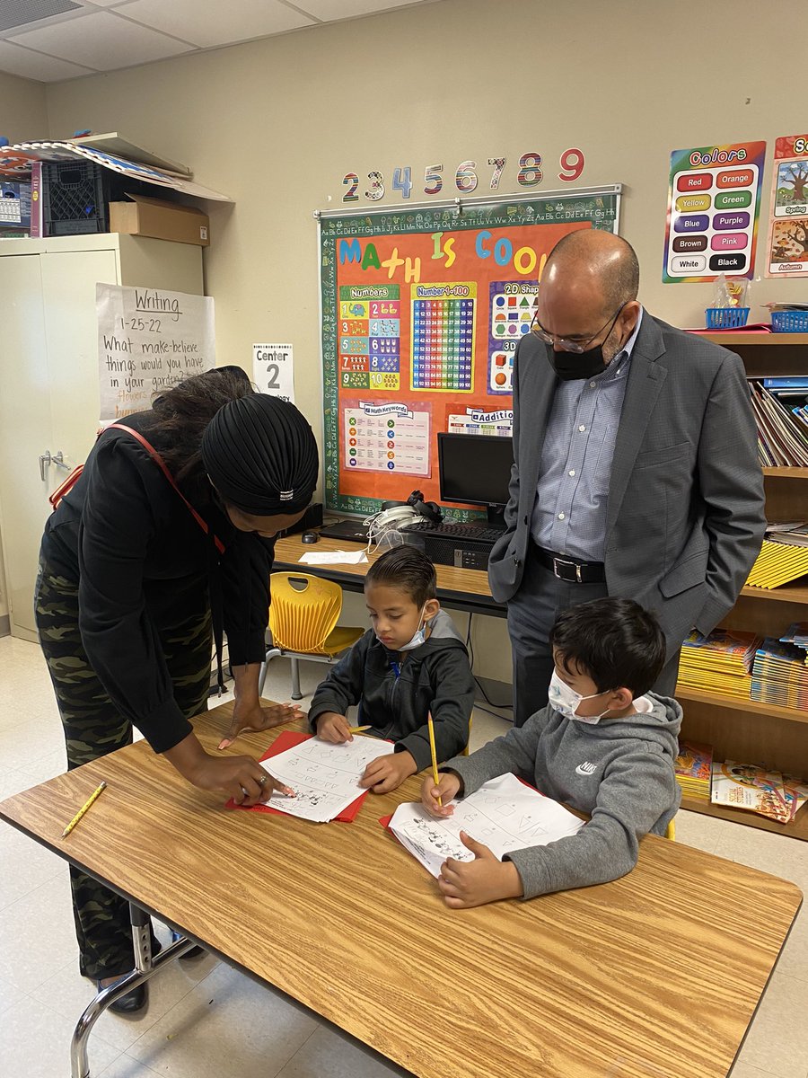MDCPS's tweet photo. Superintendent @JoseLDotres is energized by the smiles on students' faces and the instruction taking place in dynamic learning environments  @FDouglasslions, where he started his teaching career at @MDCPS. https://t.co/bfZg8SXPzb