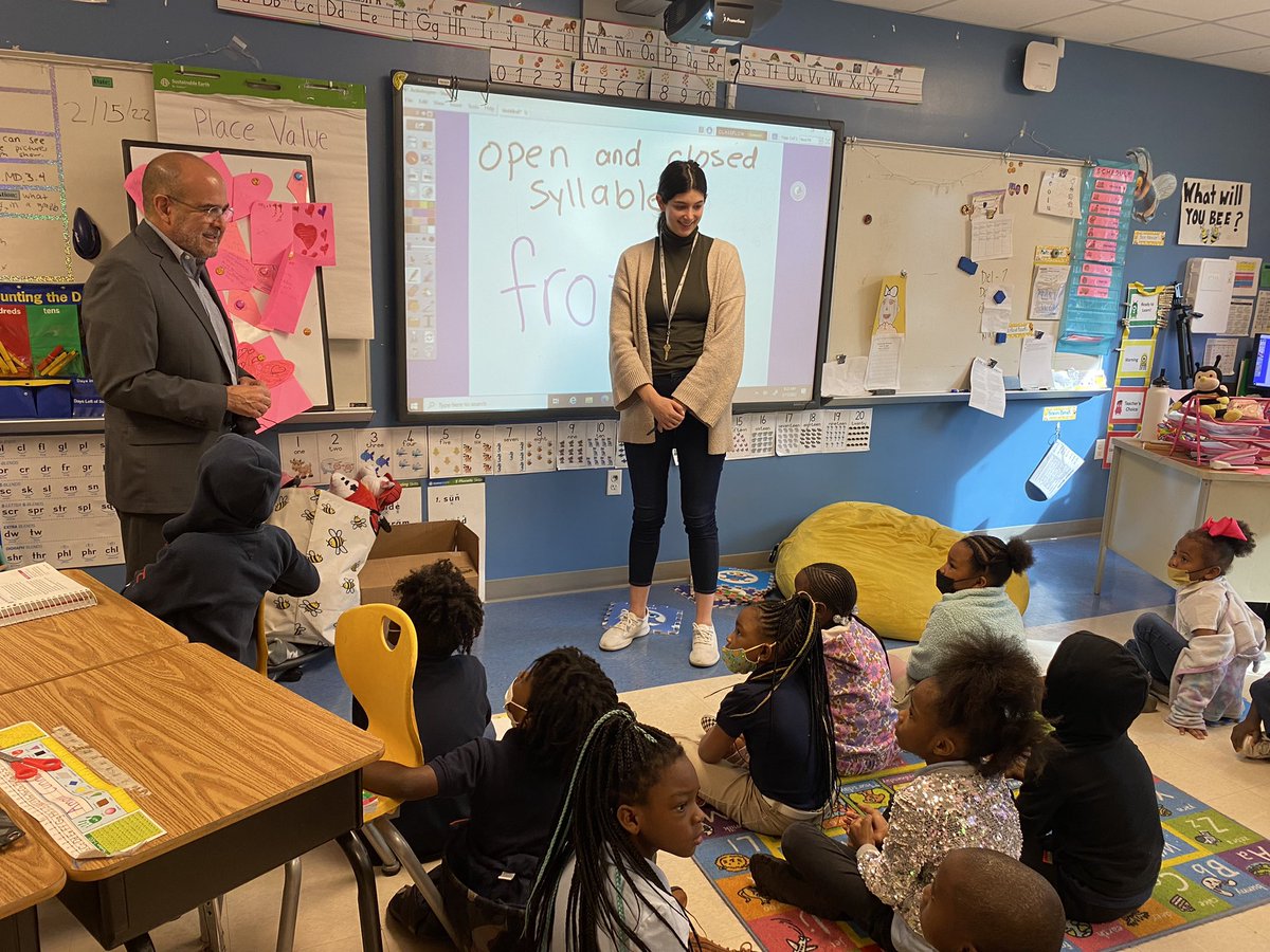 MDCPS's tweet photo. Superintendent @JoseLDotres is energized by the smiles on students' faces and the instruction taking place in dynamic learning environments  @FDouglasslions, where he started his teaching career at @MDCPS. https://t.co/bfZg8SXPzb