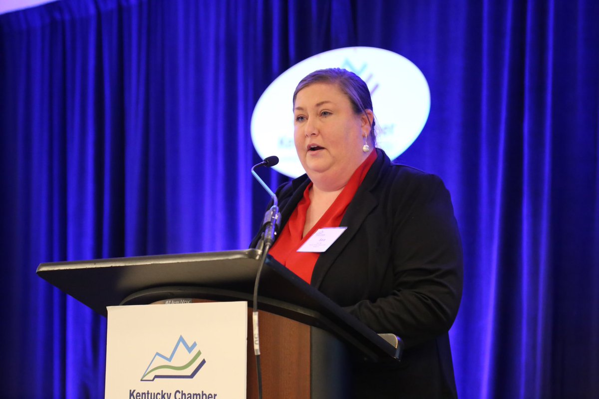 KyChamberFdn's tweet photo. Next Workforce Summit attendees will hear from @SaraTracyKY on connecting Kentuckians to jobs, training and work-based learning opportunities through Talent Pipeline Management. #Kyworkforcesummit https://t.co/5BhE3OE7OT