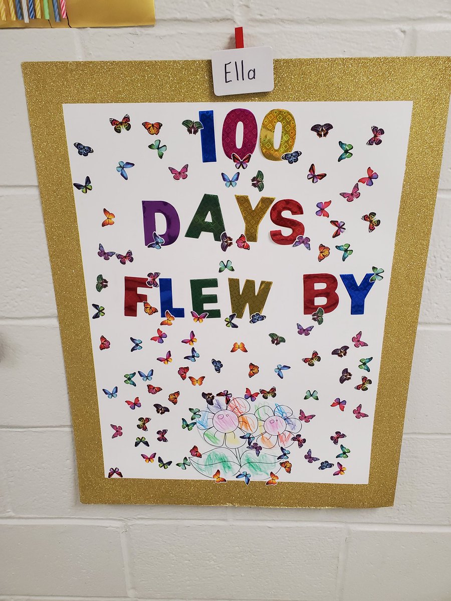 StoutengerCHES's tweet photo. Hooray for the 100th Day of School at CHES! 100 days of learning and loving our students ❤️ @BeekmantownCSD https://t.co/jL3bodeMG0