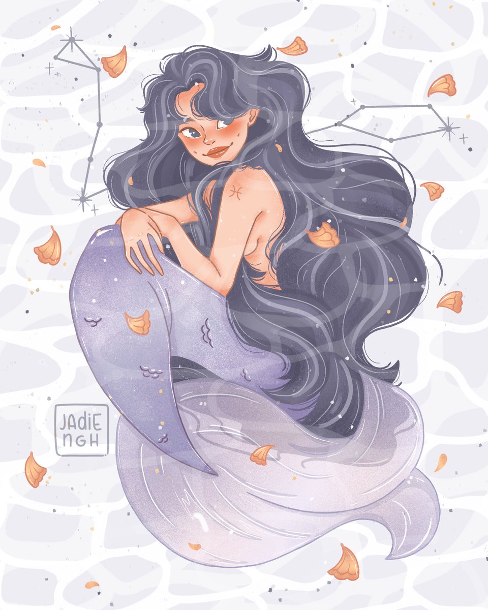 jadie_ngh's tweet photo. My #Pisces girl 

#ArtistOnTwitter #digitalart #DigitalArtist #artmoots #Zodiac https://t.co/a8WsJKxAkx