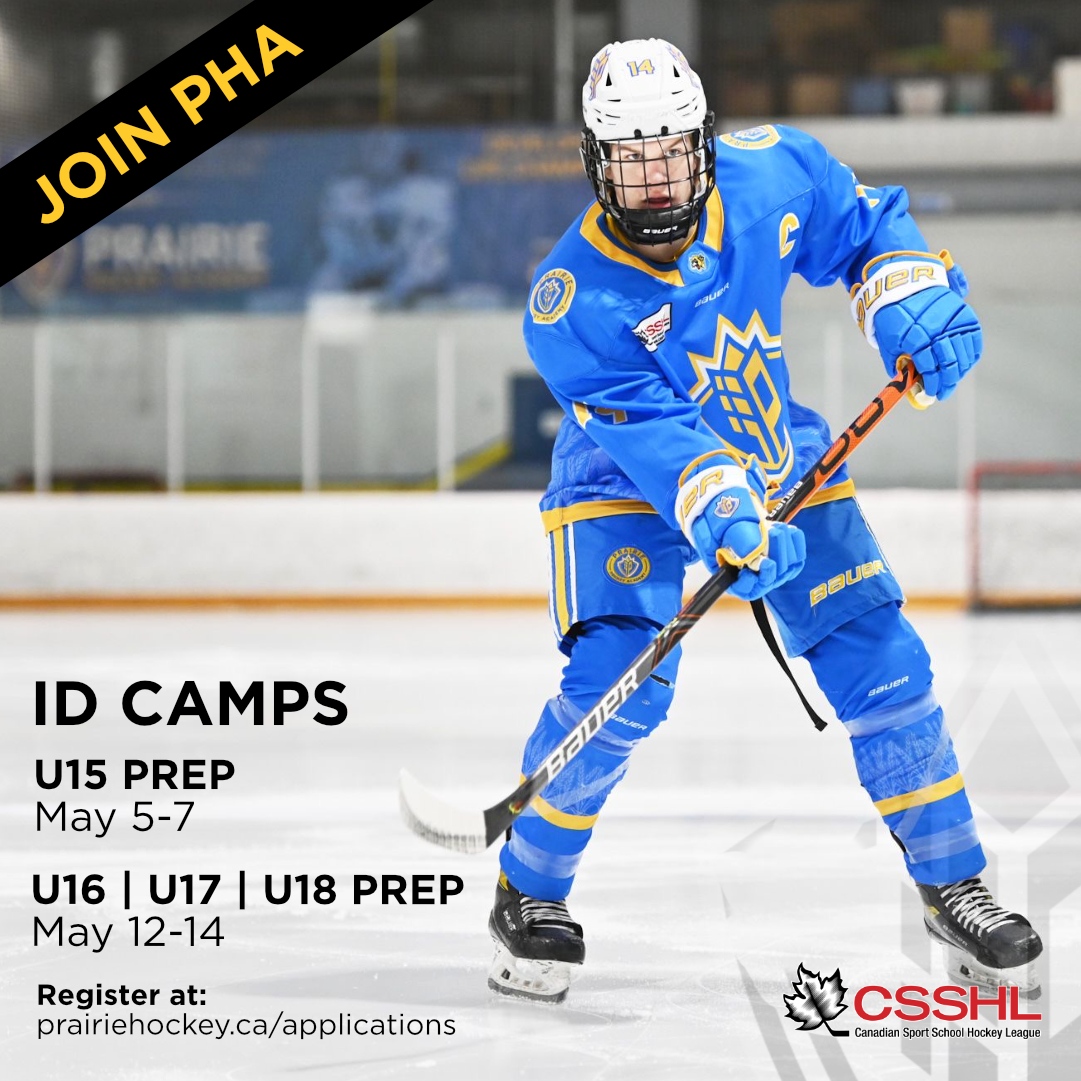 prairie_hockey's tweet image. Interested in joining PHA? 

- Experience a day in the life of a Student-Athlete
- Learn about our 10 month development program 
- Tour facilities and meet staff.
- Experience the difference of Developing Life Champions 

Register prairiehockey.ca/camps

@CSSHL
#Prairiepower