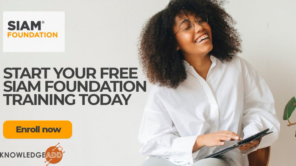 knowledge_add's tweet photo. Didn’t get a valentines present? We’ve got you

We’re treating you to a free, fully accredited Siam Foundation course!

Learners will receive a certificate of completion and have the choice to take the official exam.

Find out more: https://t.co/c27jI1Ki5I

#FreeSiam #ITTraining https://t.co/pFBOljbCTw