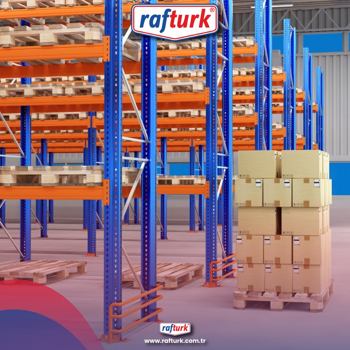Rafturk's tweet photo. 📦 Doğru raf sistemleri seçimi; depo yönetimi, operasyonel &amp; lojistik maliyetlerinizi düşürerek sürdürülebilirliği artırma konusunda yüksek önem taşır!

@Rafturk'ün ihtiyaçlarınıza tam yanıt verecek endüstriyel raf sistemleri çözümleri hakkında  bilgi edinmek için bize ulaşın! https://t.co/y0SP0Ro35r