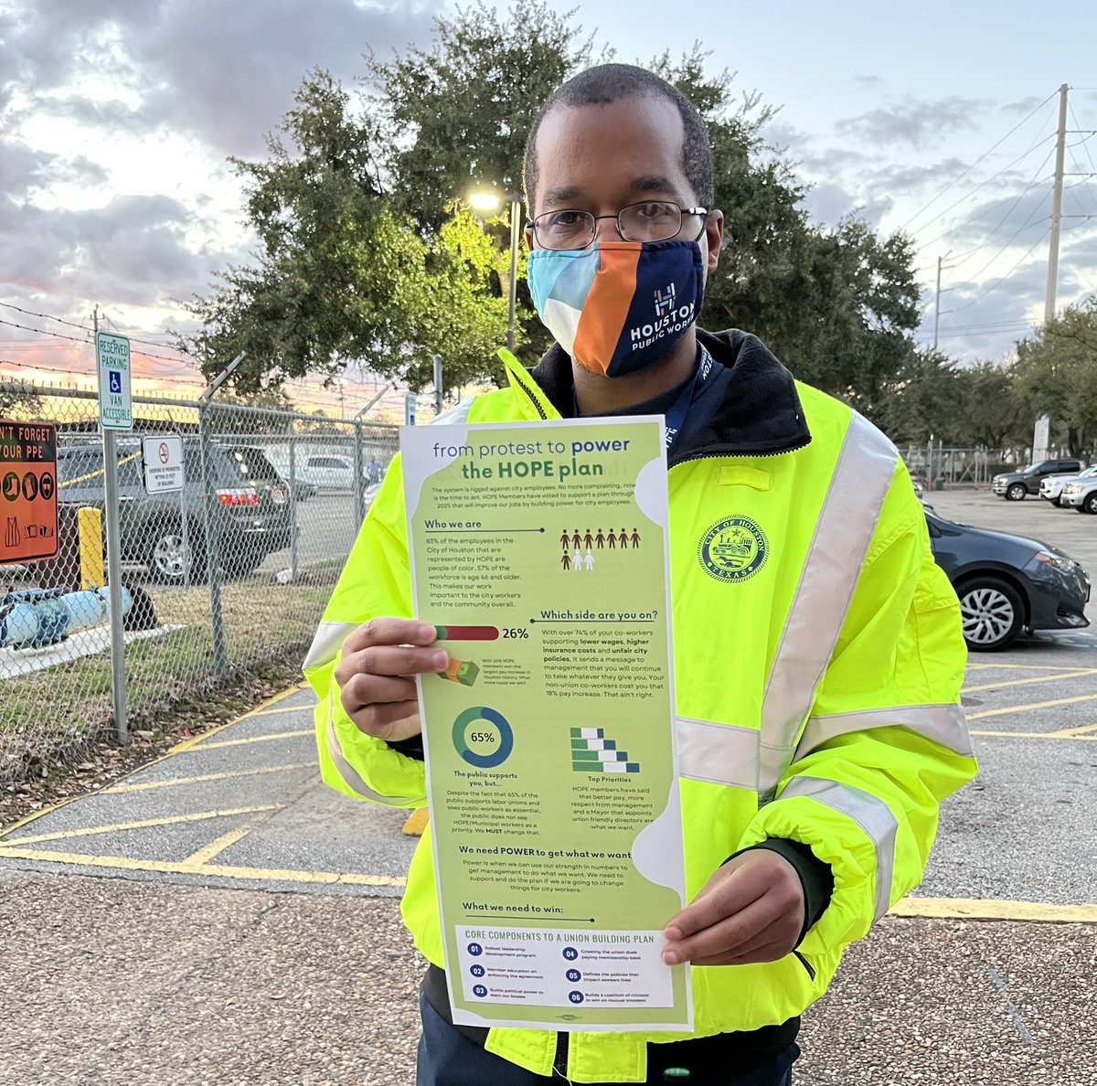 HOPE_AFSCME's tweet photo. Membership is endorsing our plan by committing to build POWER in the City of Houston. Join us! #union #HOPEisessential https://t.co/yyMAcKFHXX