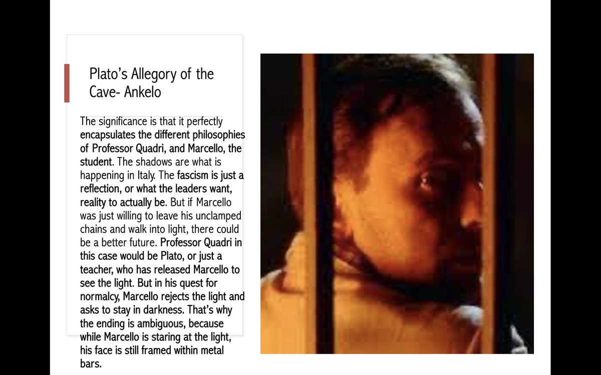 italyonscreen's tweet photo. Excellent analyses of references to Plato's Allegory of the Cave in #ilconformista #TheConformist #Bertolucci

🇮🇹📽️ https://t.co/prffG358kb