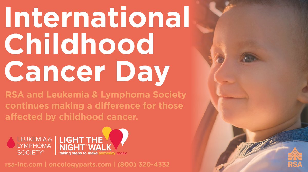 BetterYourLinac's tweet photo. Once again this year, RSA will be joining with the @LLSusa to make a difference in the fight against blood cancers. To learn more about the LLS's Light the Night go to https://t.co/WW1rVd39xF #InternationalChildhoodCancerDay https://t.co/HGFgHEIqOu