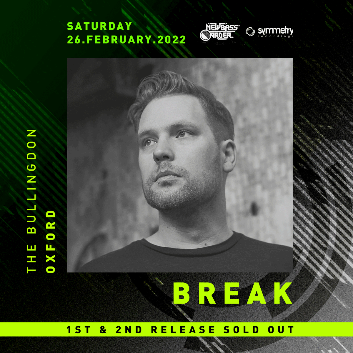 Break heads up a huge line up next Friday for <a href="/SymmetryHQ/">Symmetry Recordings</a> Oxford debut <a href="/TheBullingdon/">The Bullingdon</a> w/ <a href="/eneimusic/">ENEI</a> #SPMC <a href="/iamthajakes/">Jakes</a> #Gray <a href="/katalystdnb/">Katalystdnb@gmail.com</a> @joenbouk + more 💥🌪 

Remaining final release tickets are FLYING.

Don't miss out 👉 skiddle.com/e/35809275