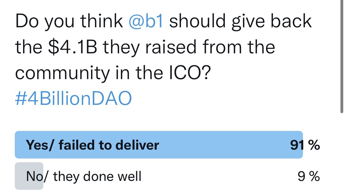 Let’s hope for B1’s sake the court doesn’t let the jury/people decide the outcome  🤯😬 #4BillionDAO
