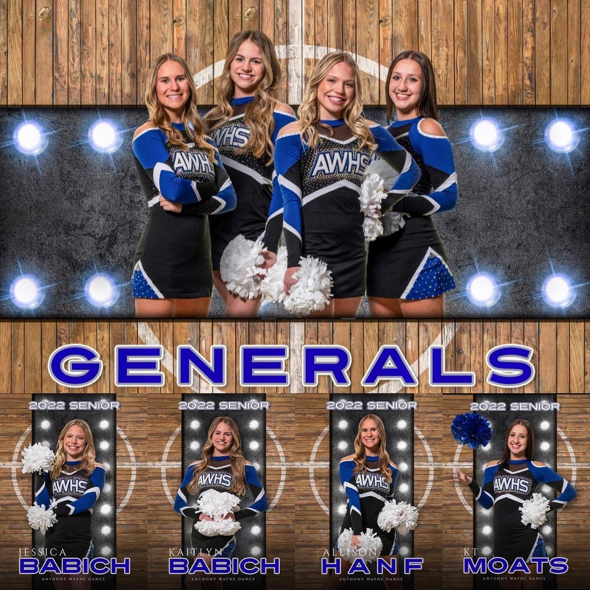 We’re looking forward to our final performance of the season at the @AWHS_BoysBBall varsity game tonight! 💙🤍 We will also be celebrating our fantastic seniors! Go Generals! 🎉🎉🎉🎉