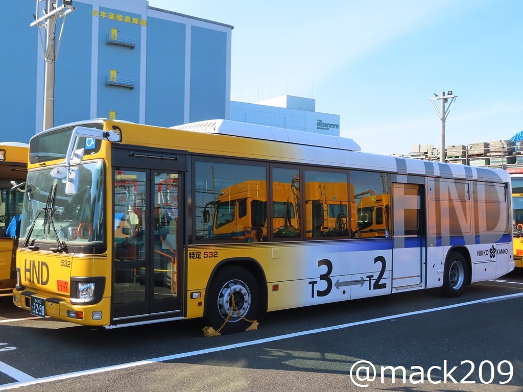 ニッコー観光バス（品川200か 32-98／532） 2020年に導入したLV290Q3