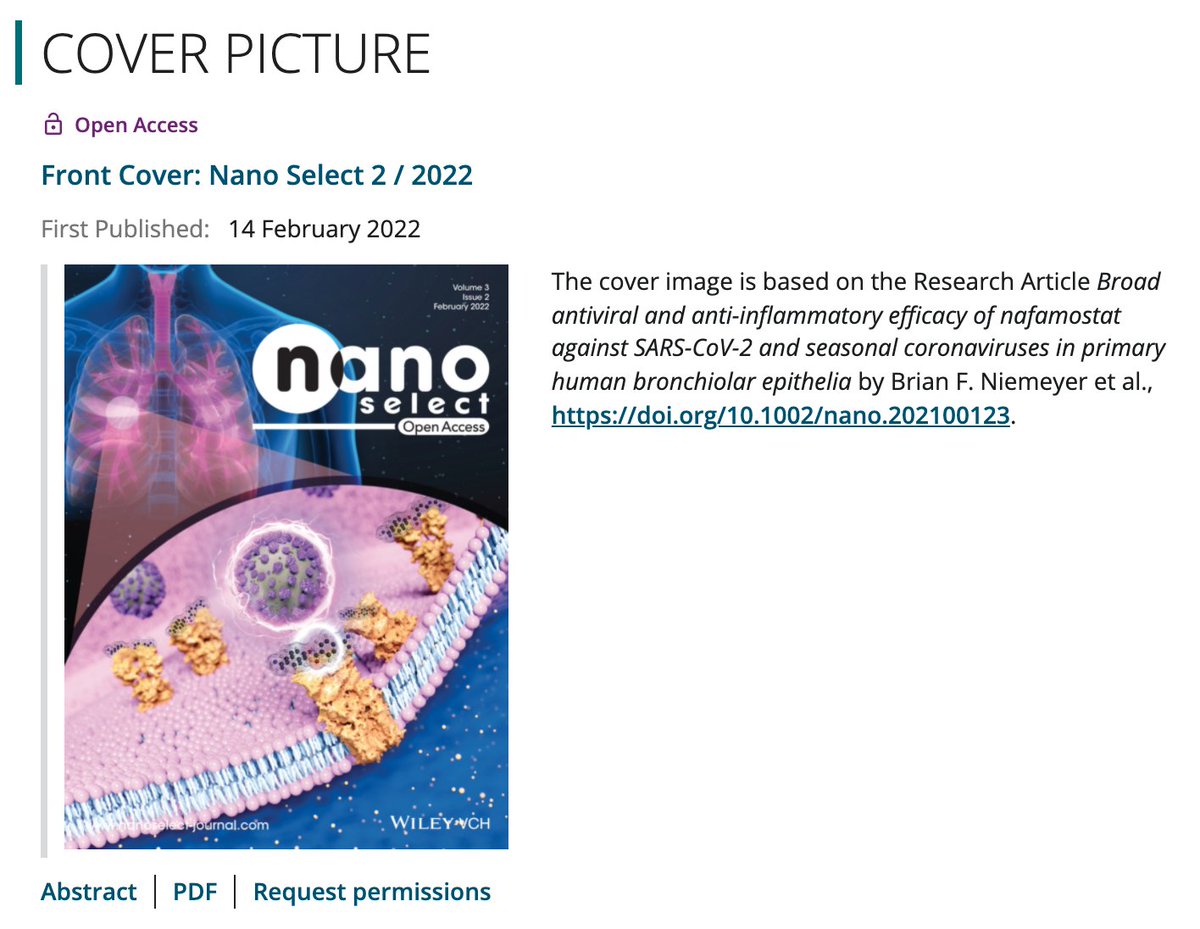 Thank you #Nano #Select @AdvSciNews for featuring our article on your front cover! @BenamLab @PACCM @PittDeptofMed @PittVMI @PittHealthSci onlinelibrary.wiley.com/doi/10.1002/na…