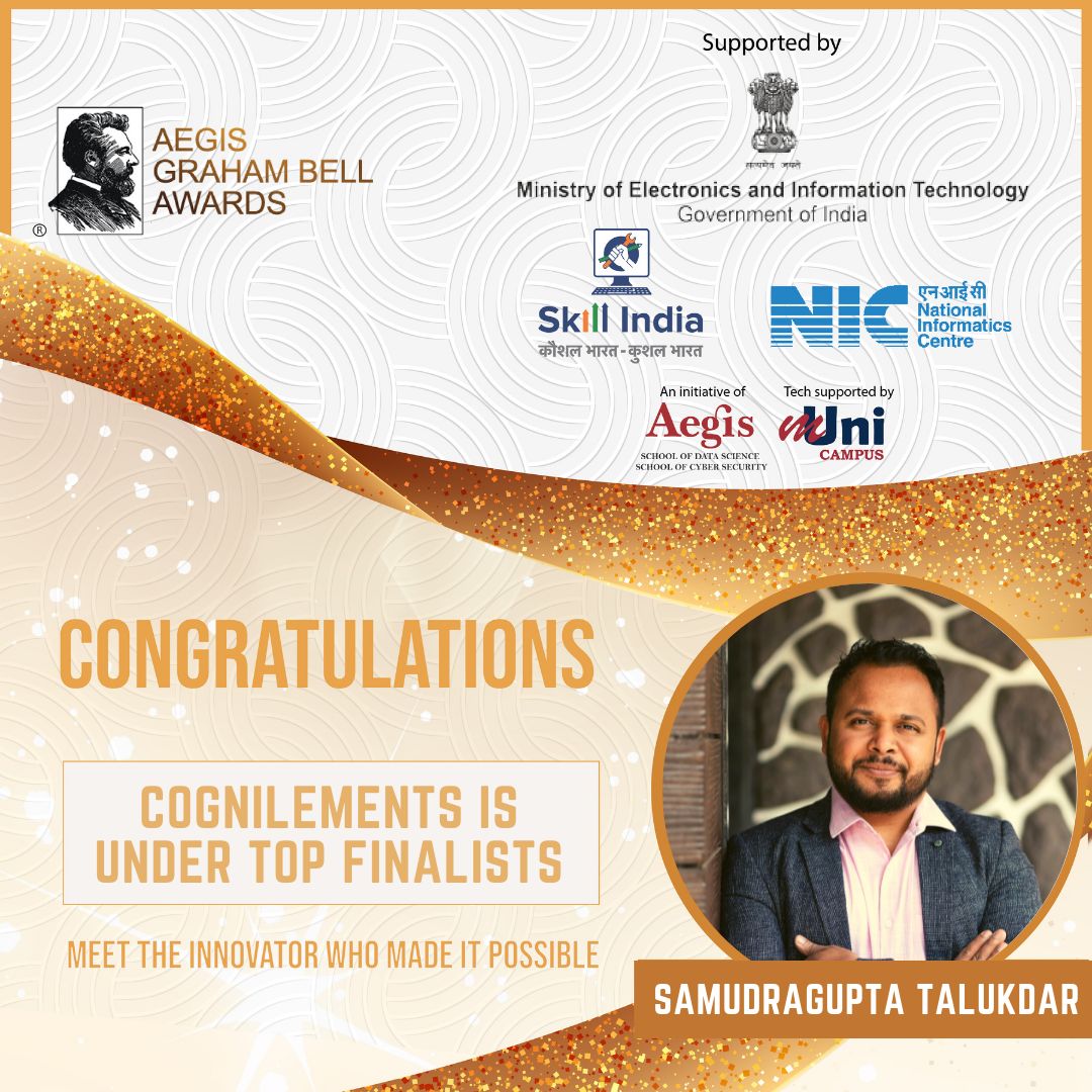 Right there at the top, "again"!

Relata is super excited to inform you that we've entered into the finals of the AEGIS Graham Bell Award, the largest innovation award in the field of Telecom and SMAC. 

We're grateful to be a part of their award journey